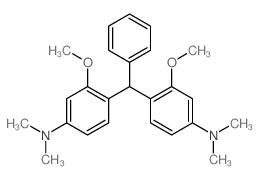 Benzenamine,4,4'-(phenylmethylene)bis[3-methoxy-N,N-dimethyl- Structure