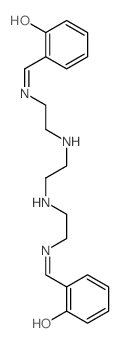 (6E)-6-[[2-[2-[2-[[(E)-(6-oxocyclohexa-2,4-dien-1-ylidene)methyl]amino]ethylamino]ethylamino]ethylamino]methylidene]cyclohexa-2,4-dien-1-one结构式