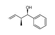 (1S*,2R*)-2-methyl-1-phenylbut-3-en-1-ol Structure
