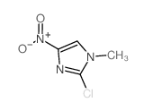 2-CHLORO-1-METHYL-4-NITRO-1H-IMIDAZOLE structure