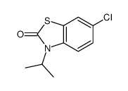6-Chloro-3-isopropylbenzo[d]thiazol-2(3H)-one structure