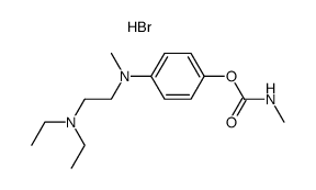 1-[(2-diethylamino-ethyl)-methyl-amino]-4-methylcarbamoyloxy-benzene, dihydrobromide结构式