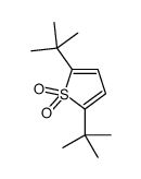 2,5-ditert-butylthiophene 1,1-dioxide Structure
