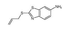 6-Benzothiazolamine,2-(2-propenylthio)-(9CI)结构式