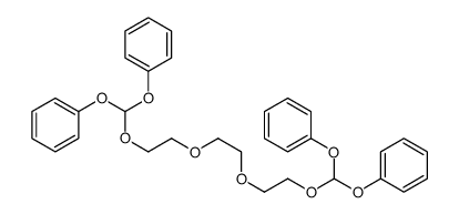 [2-[2-[2-(diphenoxymethoxy)ethoxy]ethoxy]ethoxy-phenoxymethoxy]benzene结构式