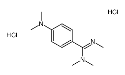 4-(dimethylamino)-N,N,N'-trimethylbenzenecarboximidamide,dihydrochloride结构式