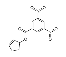 cyclopent-2-en-1-yl 3,5-dinitrobenzoate结构式