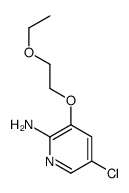 5-chloro-3-(2-ethoxyethoxy)pyridin-2-amine Structure