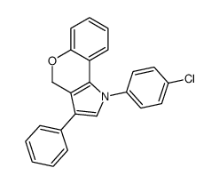 1-(4-chlorophenyl)-3-phenyl-4H-chromeno[4,3-b]pyrrole Structure