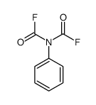 N-carbonofluoridoyl-N-phenylcarbamoyl fluoride Structure