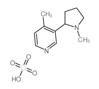 4-methyl-3-(1-methylpyrrolidin-2-yl)pyridine,perchloric acid Structure