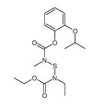 (2-propan-2-yloxyphenyl) N-[ethoxycarbonyl(ethyl)amino]sulfanyl-N-methylcarbamate Structure