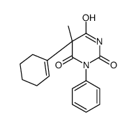 5-(cyclohexen-1-yl)-5-methyl-1-phenyl-1,3-diazinane-2,4,6-trione Structure