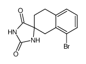 8'-bromo-3',4'-dihydro-1'H-spiro[imidazolidine-4,2'-naphthalene]-2,5-dione Structure