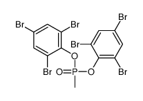 1,3,5-tribromo-2-[methyl-(2,4,6-tribromophenoxy)phosphoryl]oxybenzene结构式