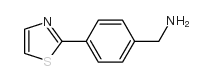 [4-(1,3-噻唑-2-基)苯基]甲基胺结构式