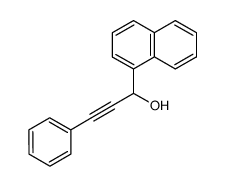 1-(naphthalen-1-yl)-3-phenyl-prop-2-yn-1-ol结构式