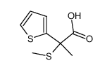 α-methylthio-α-(2-thienyl)propionic acid Structure