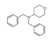 N,N-dibenzyltetrahydro-2H-pyran-4-amine结构式