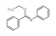 ethyl N-phenylbenzenecarboximidate结构式