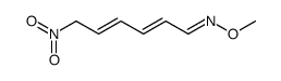 6-nitro-hexa-2,4-dienal O-methyl-oxime Structure