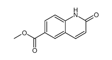 6-Quinolinecarboxylic acid, 1,2-dihydro-2-oxo-, Methyl ester结构式