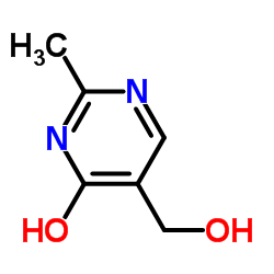 5-羟甲基-2-甲基嘧啶-4-醇结构式