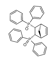 (1β,4β)-5α,6β-Bis(diphenylphosphinyl)bicyclo[2.2.1]hepta-2-ene Structure