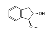 1-methoxyindan-2-ol Structure