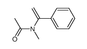 N-methyl-N-(1-phenylvinyl)acetamide Structure