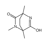 2,5-Diazabicyclo[2.2.2]octane-3,6-dione,1,2,4-trimethyl-(9CI)结构式