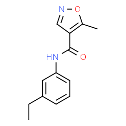 4-Isoxazolecarboxamide,N-(3-ethylphenyl)-5-methyl-(9CI)结构式