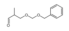 2-methyl-3-(phenylmethoxymethoxy)propanal Structure