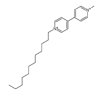 1-dodecyl-4-(1-methylpyridin-1-ium-4-yl)pyridin-1-ium Structure