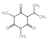2,4,6(1H,3H,5H)-Pyrimidinetrione, 1,3-dimethyl-5-(1-methylethyl)- (9CI)结构式