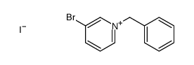 1-benzyl-3-bromopyridin-1-ium,iodide Structure