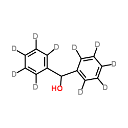 Bis[(2H5)phenyl]methanol Structure