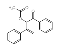 3-Butenophenone,2-hydroxy-3-phenyl-, acetate (6CI,8CI) Structure