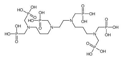 [ethane-1,2-diylbis[[3-[bis(phosphonomethyl)amino]propyl]imino]bis(methylene)]bisphosphonic acid structure