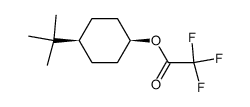 cis-4-tert.-Butyl-cyclohexyl-trifluoracetat Structure