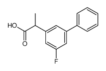 5-Fluoro-alpha-methyl-3-biphenylacetic acid Structure