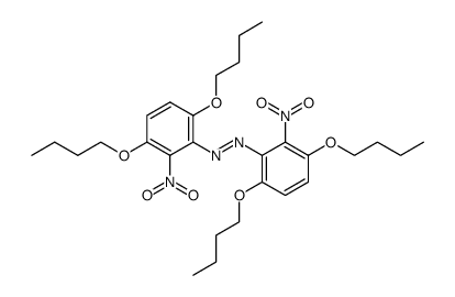2,2',5,5'-tetrabutoxy-6,6'-dinitroazobenzene结构式