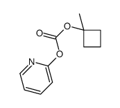 Carbonic acid, 1-methylcyclobutyl 2-pyridinyl ester (9CI) structure