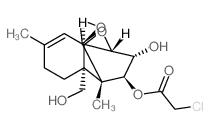 Trichothec-9-ene-3,4,15-triol, 12,13-epoxy-, 4-(chloroacetate), (3.alpha.,4.beta.)-结构式