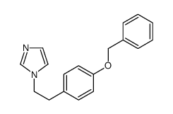 1-[2-(4-phenylmethoxyphenyl)ethyl]imidazole结构式