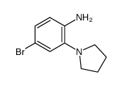 4-Bromo-2-(Pyrrolidin-1-Yl)Aniline structure