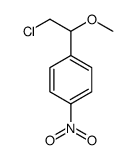 1-(2-chloro-1-methoxy-ethyl)-4-nitro-benzene结构式