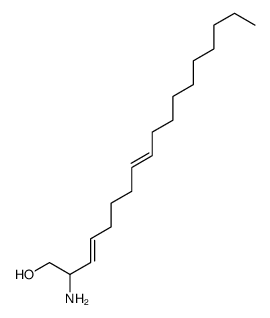 2-aminooctadeca-3,8-dien-1-ol Structure