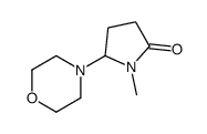 1-methyl-5-morpholin-4-ylpyrrolidin-2-one结构式