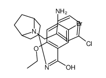 4-amino-5-bromo-N-[8-[(3-chlorophenyl)methyl]-8-azabicyclo[3.2.1]oct-3-yl]-2-ethoxy-benzamide结构式